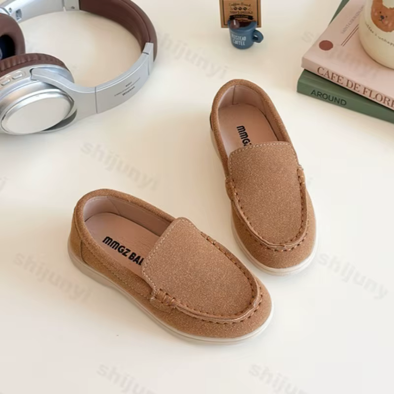 Chaussures simples décontractées à enfiler pour enfants