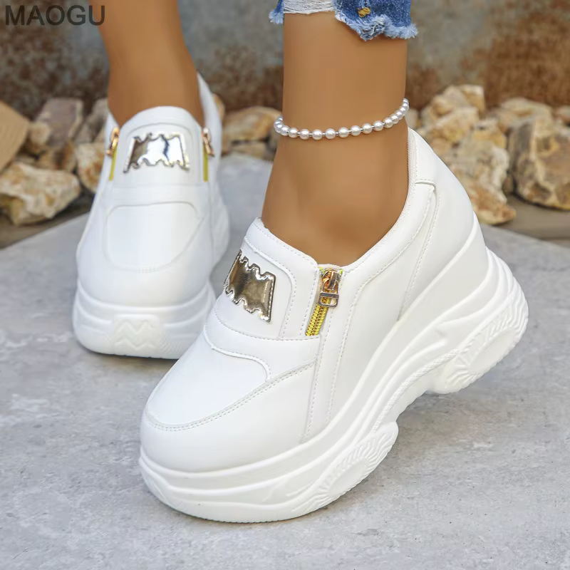 Chaussures à plateforme à semelle épaisse pour femmes