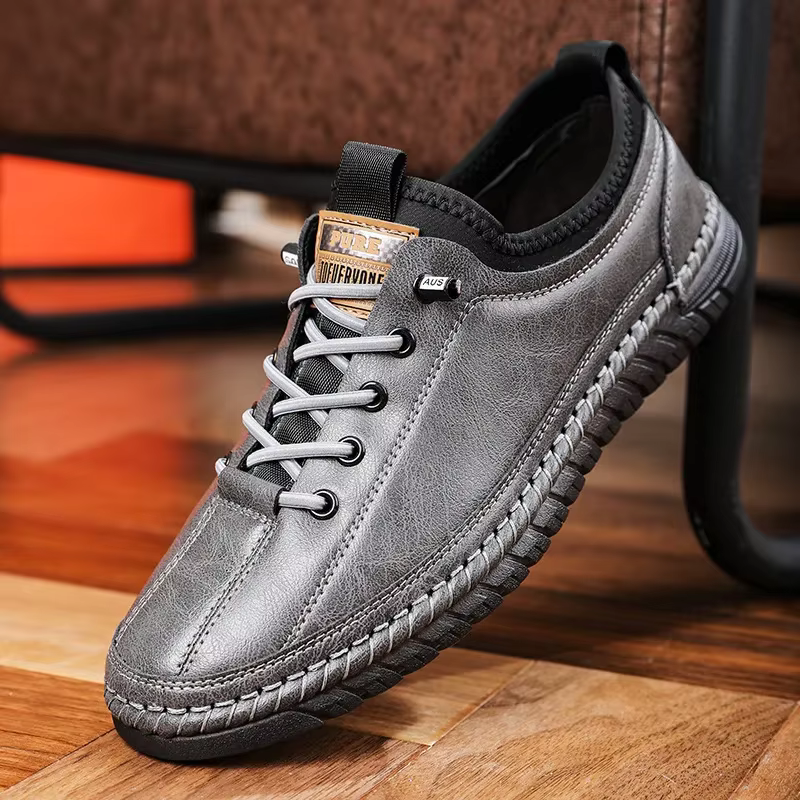 Chaussures en cuir décontractées pour hommes
