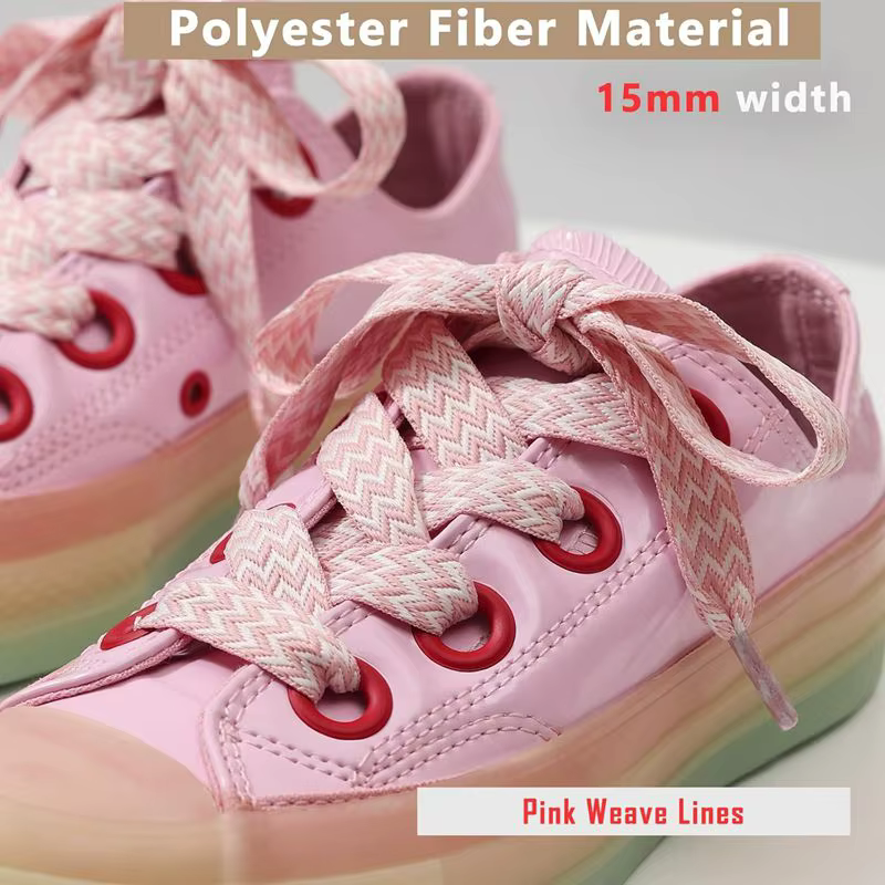 Encounaker-Lacets Lumineux Plats et Ondulés pour Chaussures de dehors
