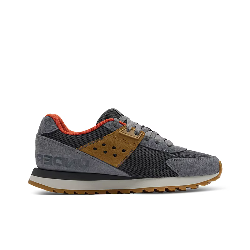 POIZON Under Armour Essential Chaussures de course décontractées basses pour hommes Gris foncé 6007220-025