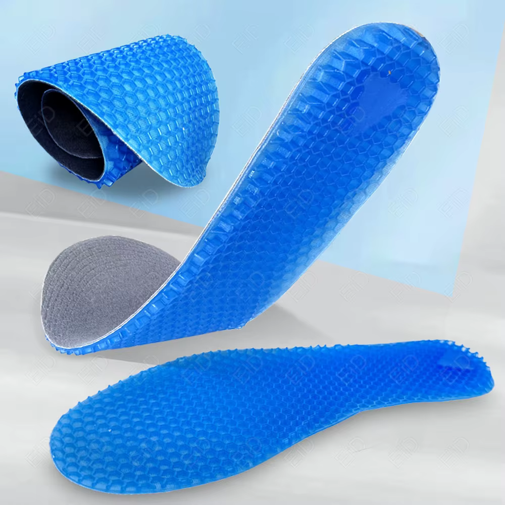 EiD-Semelles intérieures en gel de silicone pour chaussures de sport