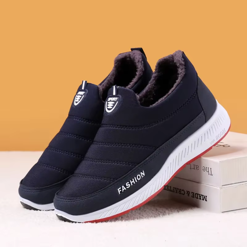 Chaussures en coton avec isolation en peluche pour femmes