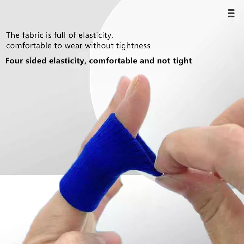 Manchon de protection des doigts de sport, 10 pièces, manchon de protection pour basket-ball, mèches de sueur, antidérapant, respirant, pour entorse articulaire, Bandage protecteur