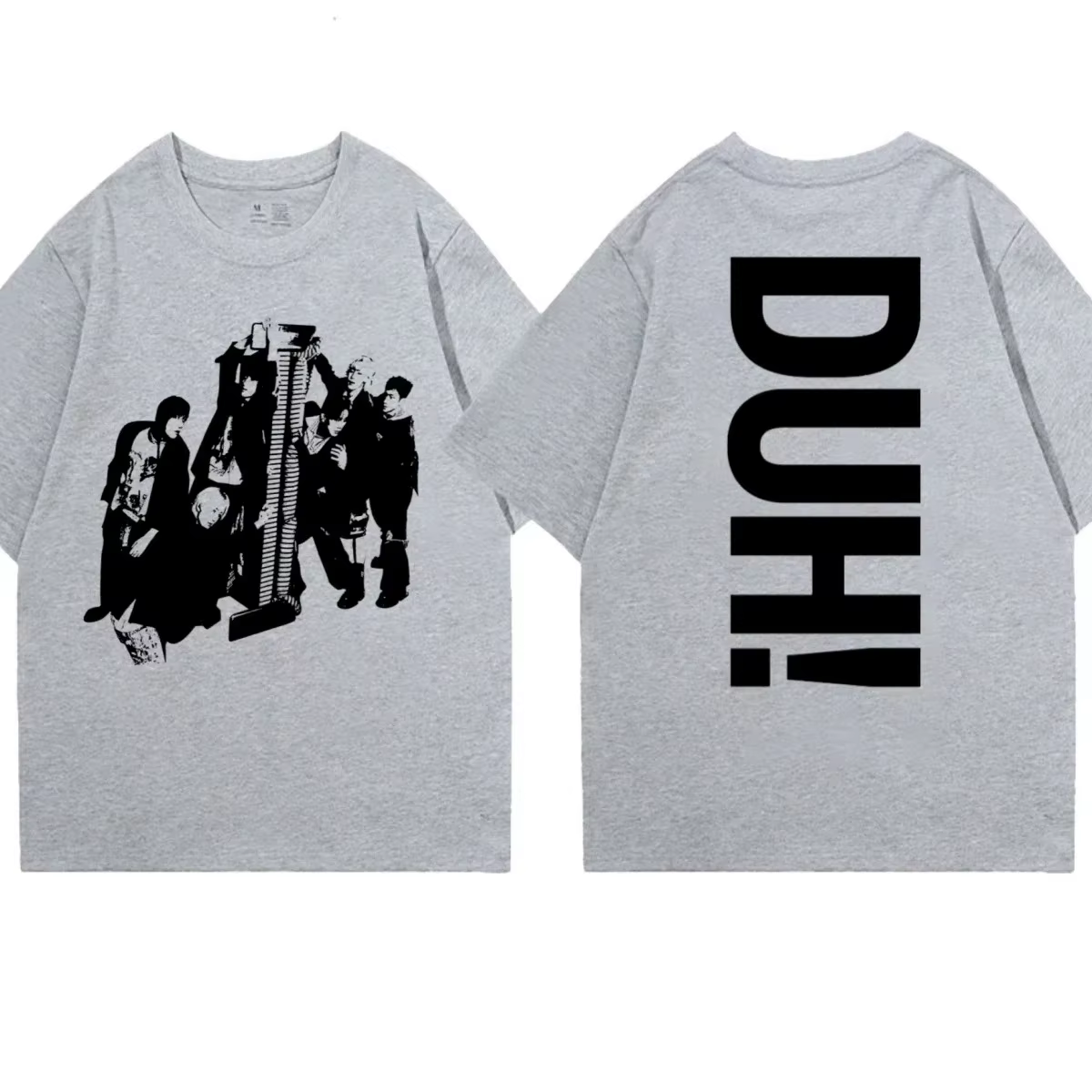 SuP1Harmonie DUH! Le T-shirt surdimensionné pour hommes et femmes du même style que ceux qui de la huitième album de la scène des débuts