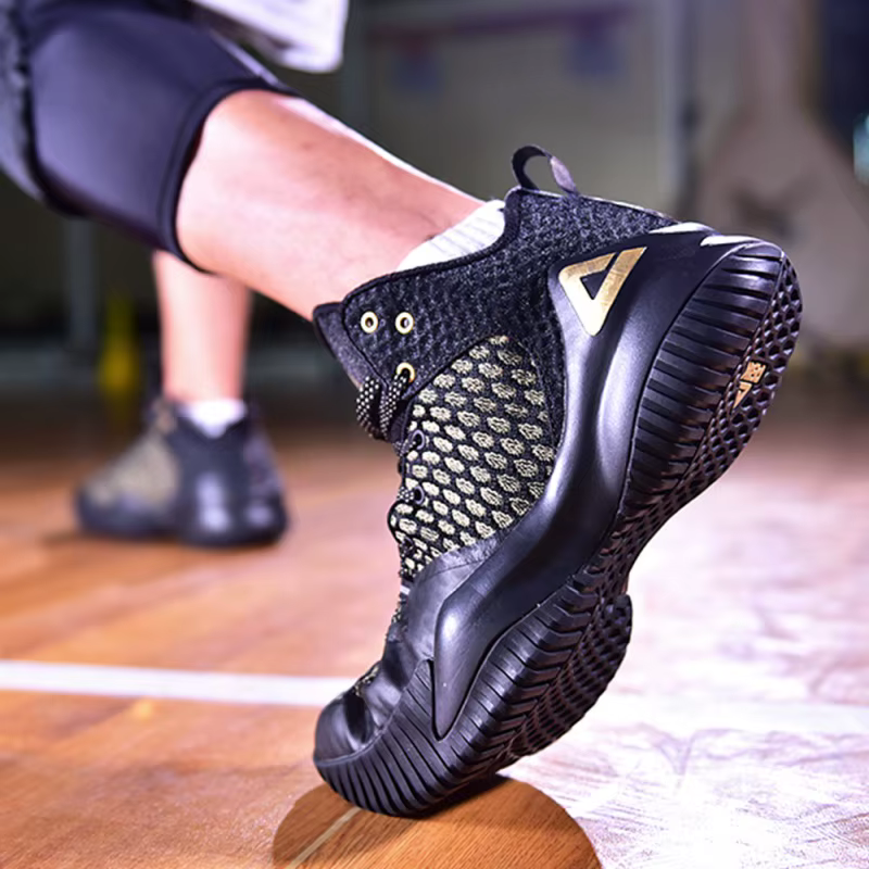 PEAK chaussures de basket-ball pour hommes Lou Williams Street Master coussin Durable antidérapant Sport de plein air baskets grande taille Original