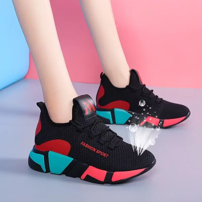 Tenis Feminino 2025 Chaussures vulcanisées pour femmes en plein Air respirant Air maille Fitness tissu chaussette