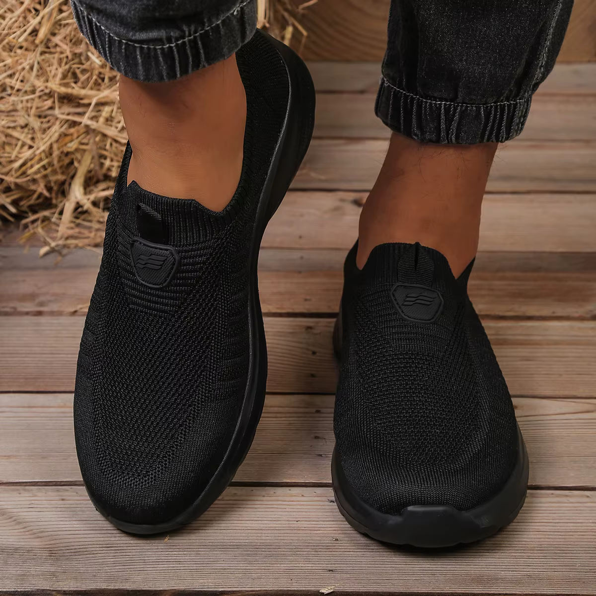Chaussures décontractées pour hommes en EVA solide - Semelle légère et souple
