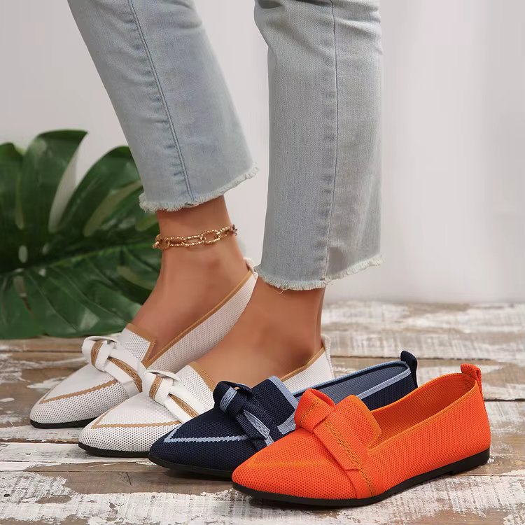 Mocassins en maille respirante pour femmes