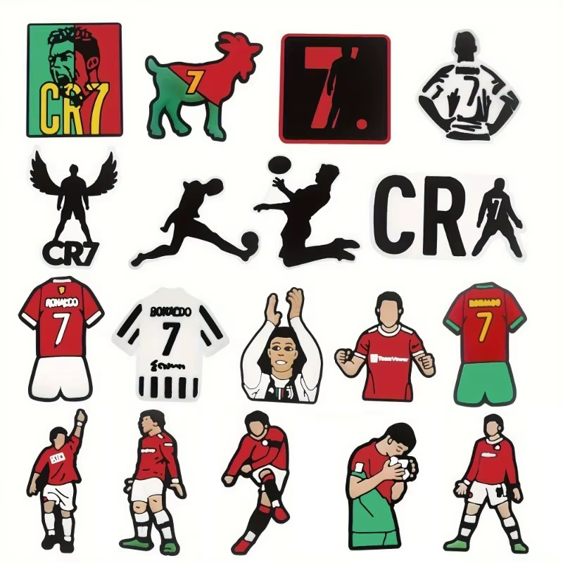 Nouveauté en promotion : Breloques de chaussures série Football