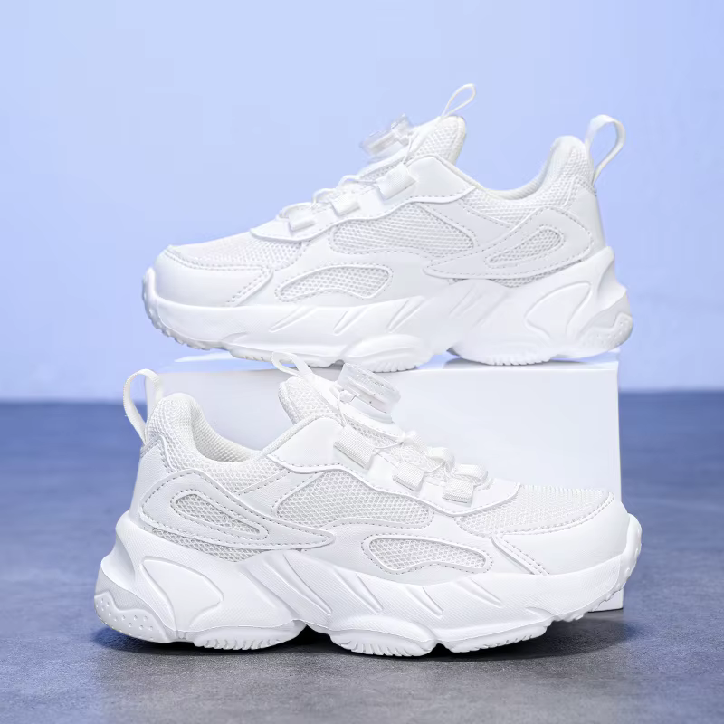 Baskets blanches pour filles
