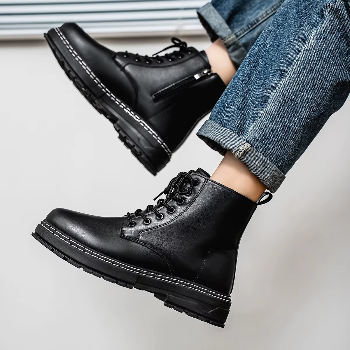 Bottes montantes pour hommes