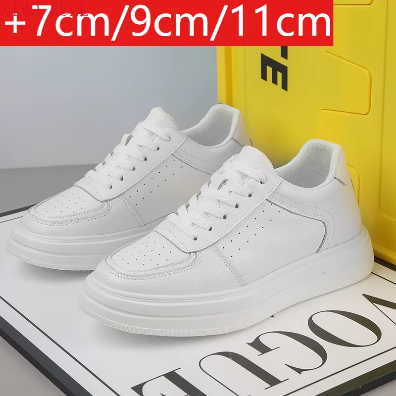 Chaussures De Sport en cuir blanc pour hommes