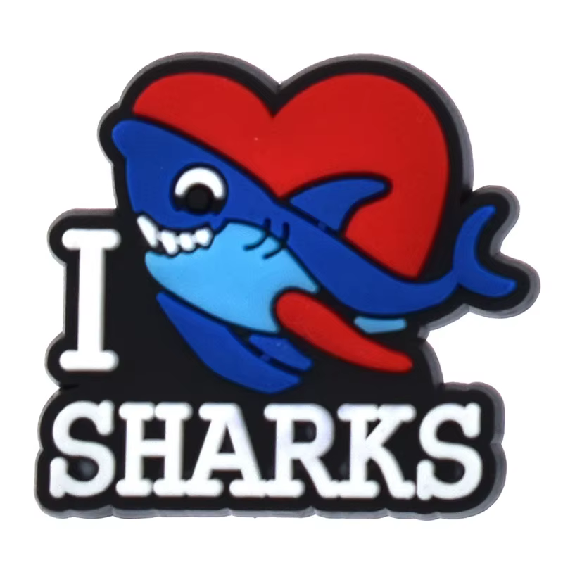 Blue Shlavabo Shoe Charms pour Crocs