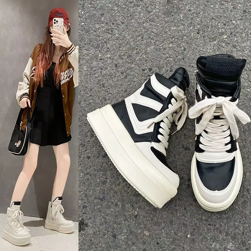 Chaussures à plateforme épaisse pour femme
