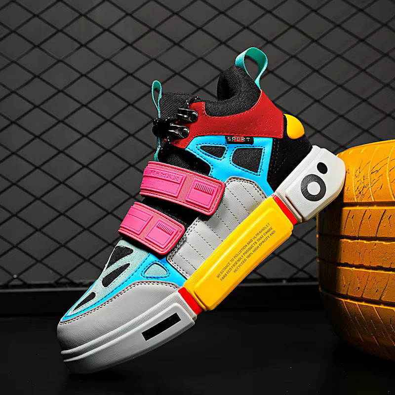 Chaussures pour hommes baskets d'extérieur unisexe mode à lacets