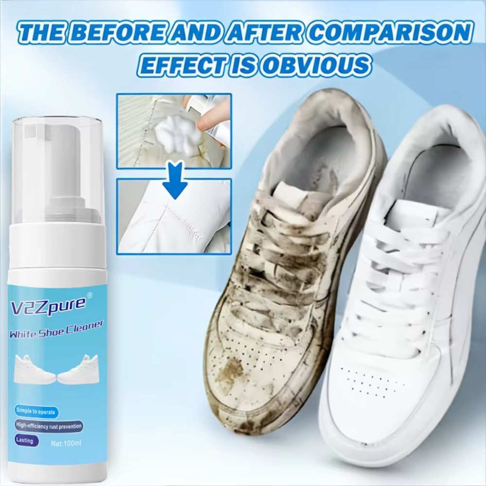 Nettoyant pour chaussures blanches