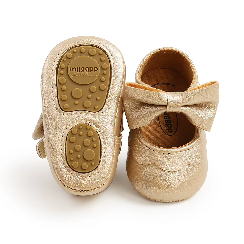 Chaussures de princesse en Pu pour bébé fille